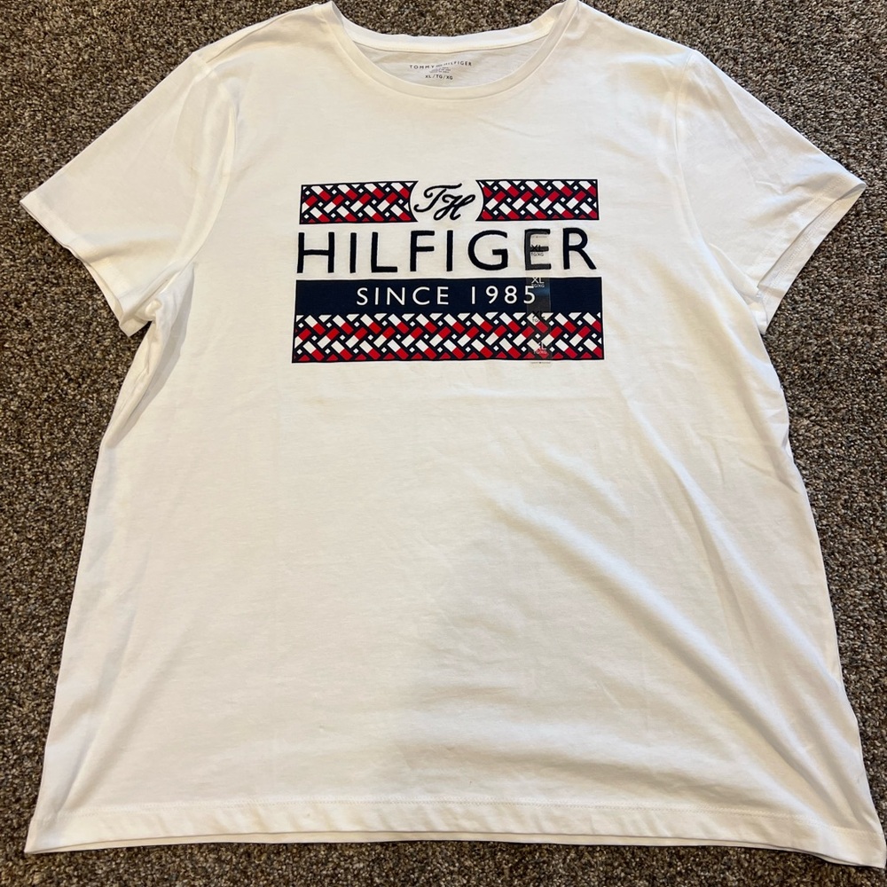 Tommy Hilfiger White Graphic Tee